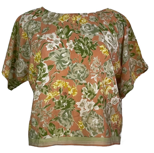 PRC5645 Avatar Pure Silk Boxy Top - Velora