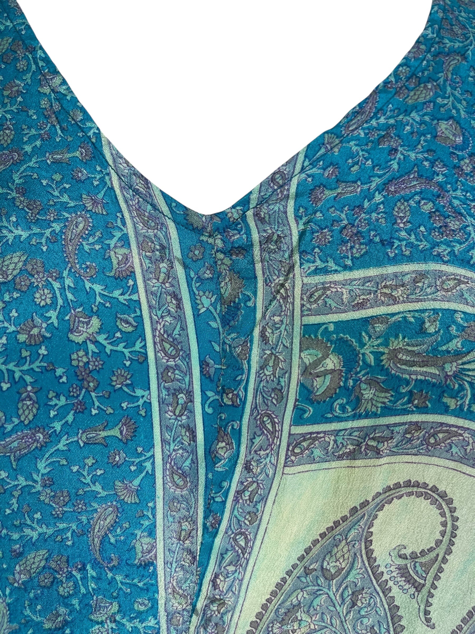 PRC6867 Avatar Pure Silk Waterfall Top - Velora