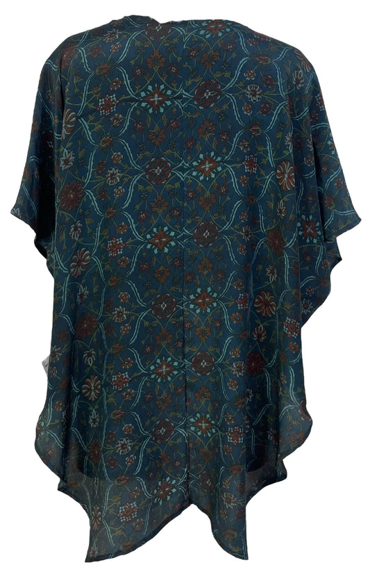 PRC7037 Avatar Pure Silk Waterfall Top - Velora