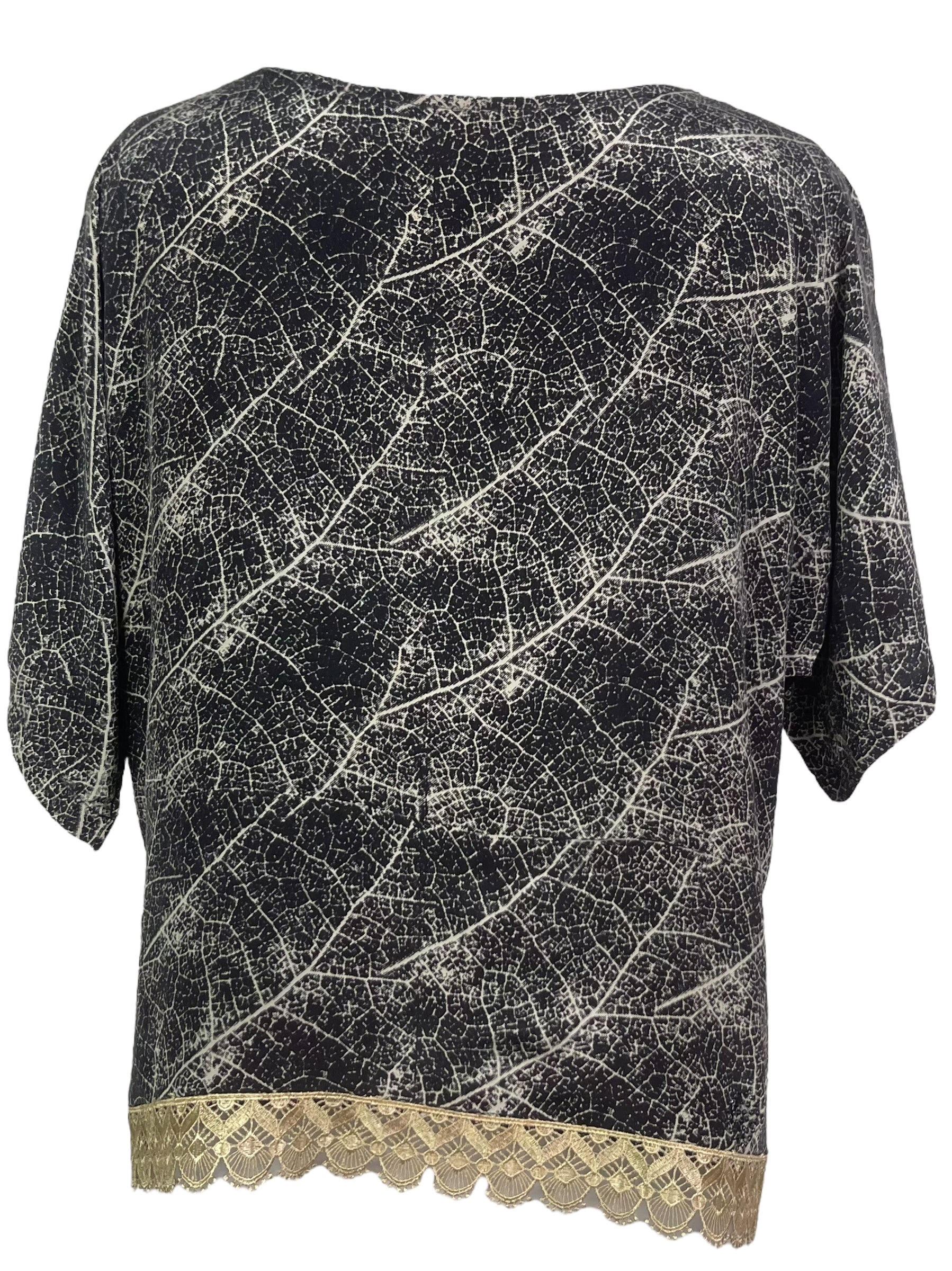 PRC7839 Nirvana Pure Silk Side Slit Top - Velora