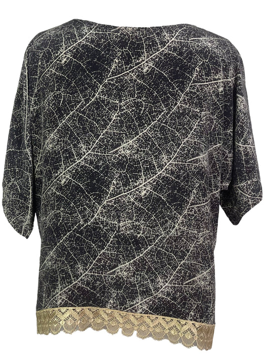 PRC7839 Nirvana Pure Silk Side Slit Top - Velora