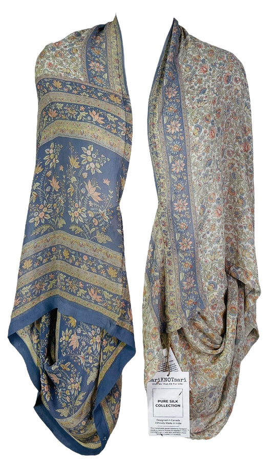 PRG7530B Sheer Avatar Pure Silk Shrug - Velora