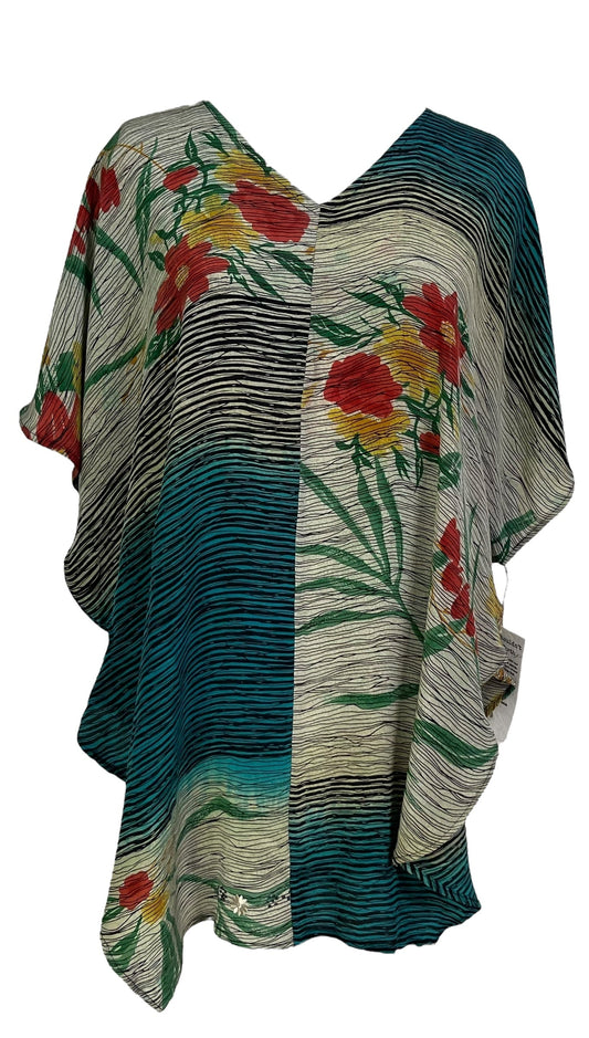 PRC7278 Avatar Pure Silk Waterfall Top - Velora