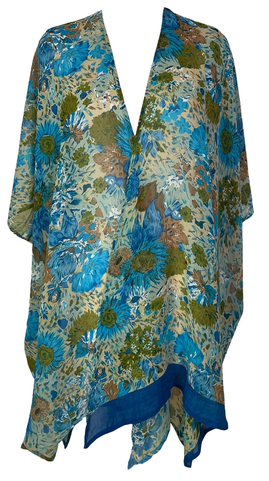 PRG6844 Sheer Avatar Pure Silk Cardigan - Velora
