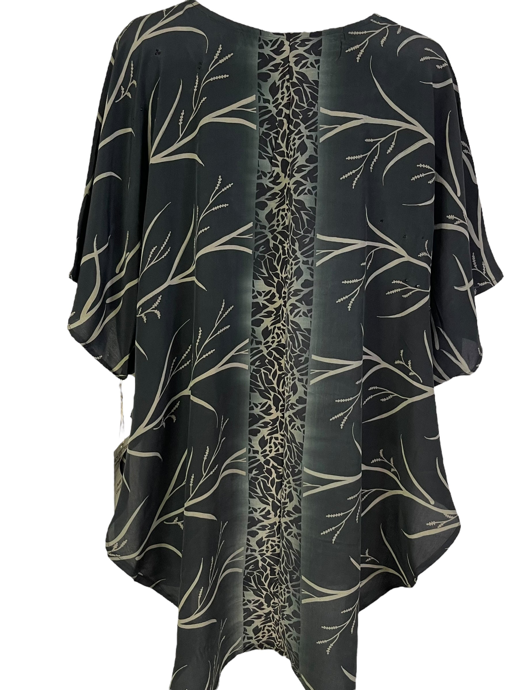 PRC6965 Avatar Pure Silk Waterfall Top - Velora