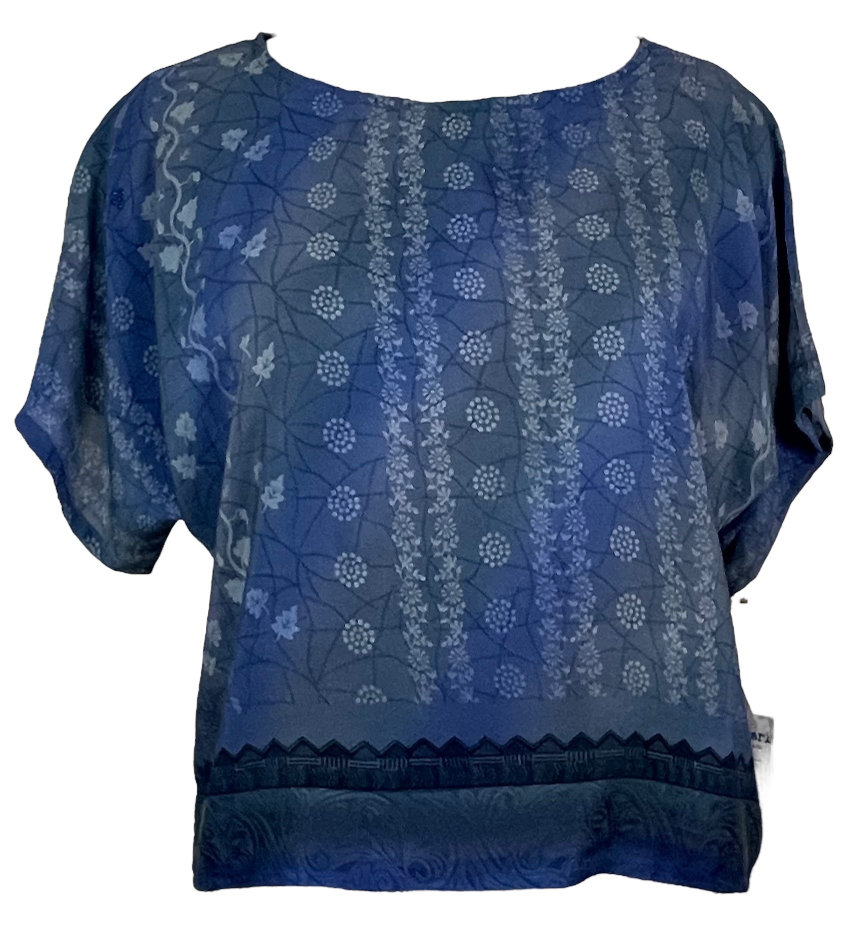 PRC5738 Avatar Pure Silk Boxy Top - Velora