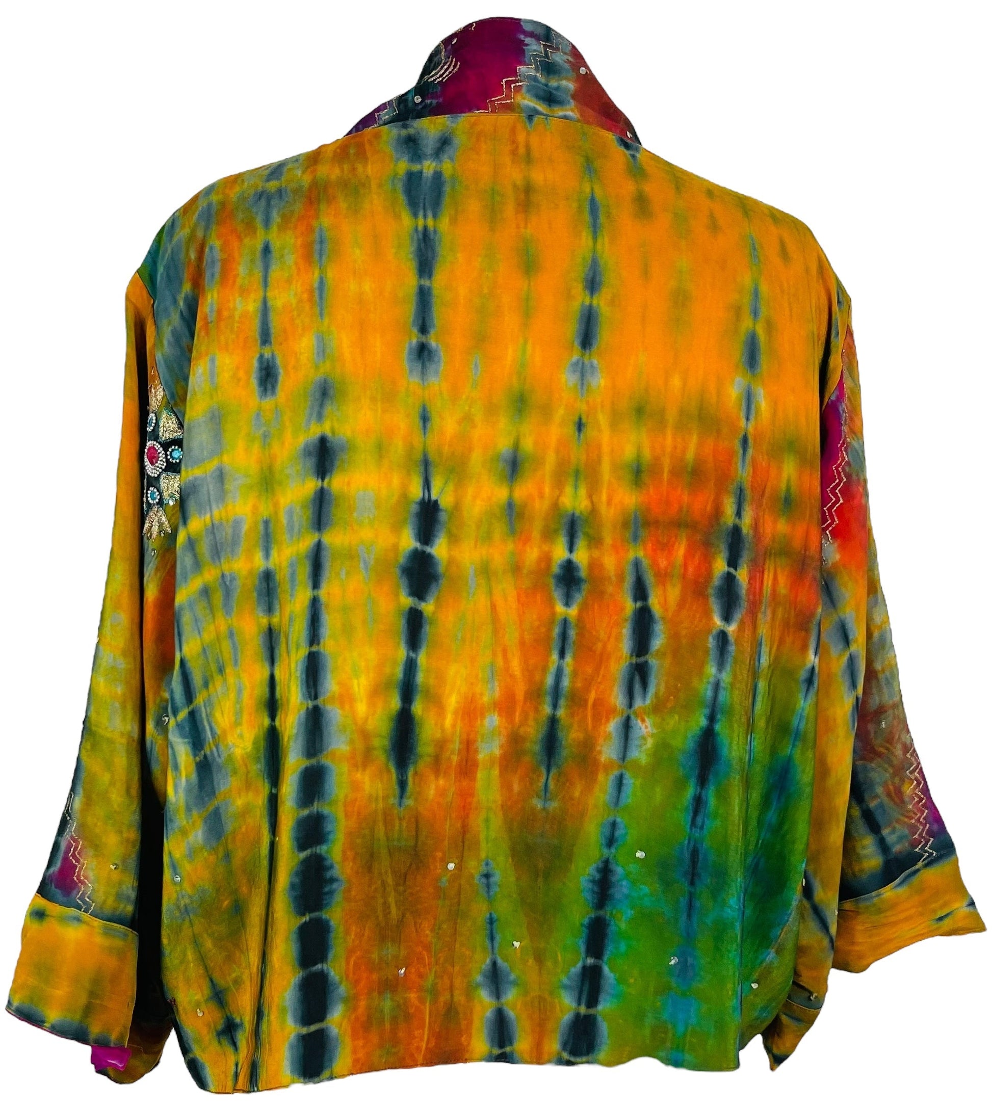 PRC7397 Avatar Reversible Pure Silk Jiva Jacket - Velora