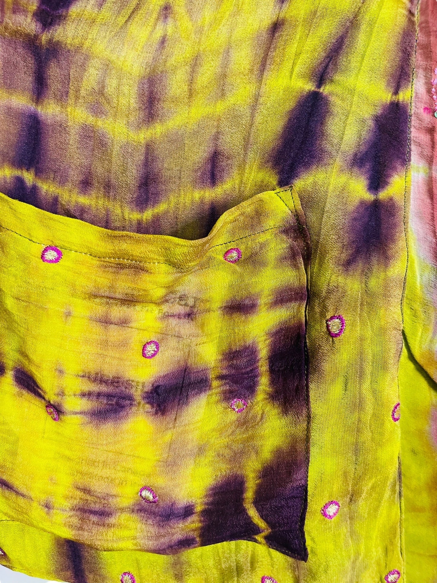 PRC7401 Avatar Reversible Pure Silk Jiva Jacket - Velora