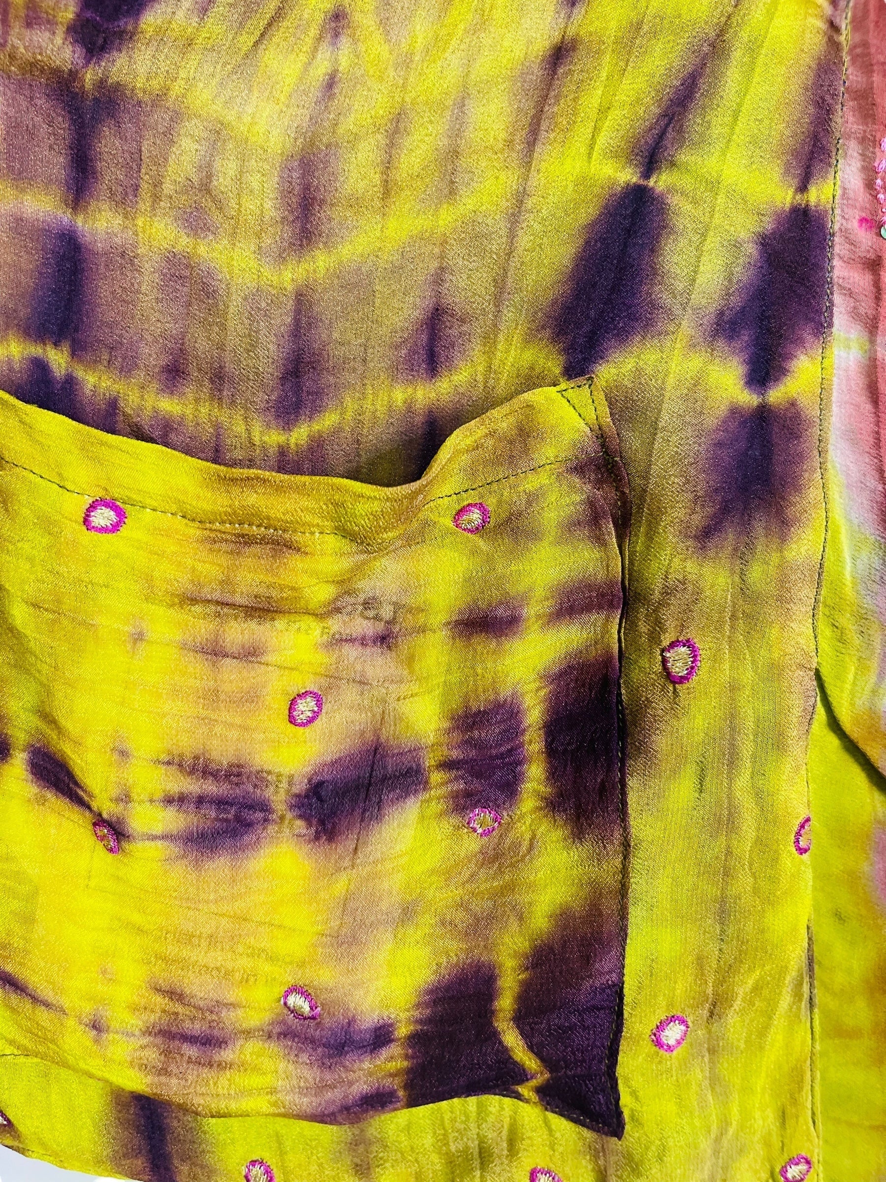 PRC7401 Avatar Reversible Pure Silk Jiva Jacket - Velora