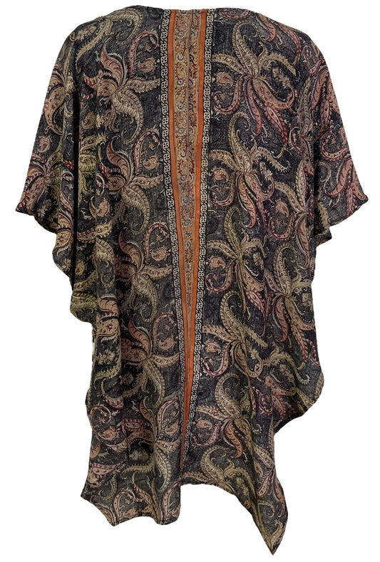 PRC7010 Avatar Pure Silk Waterfall Top - Velora