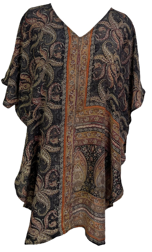 PRC7010 Avatar Pure Silk Waterfall Top - Velora
