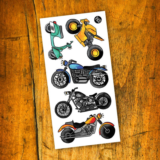 Pico tattoo Amour de la moto - Velora Luxury Fashion