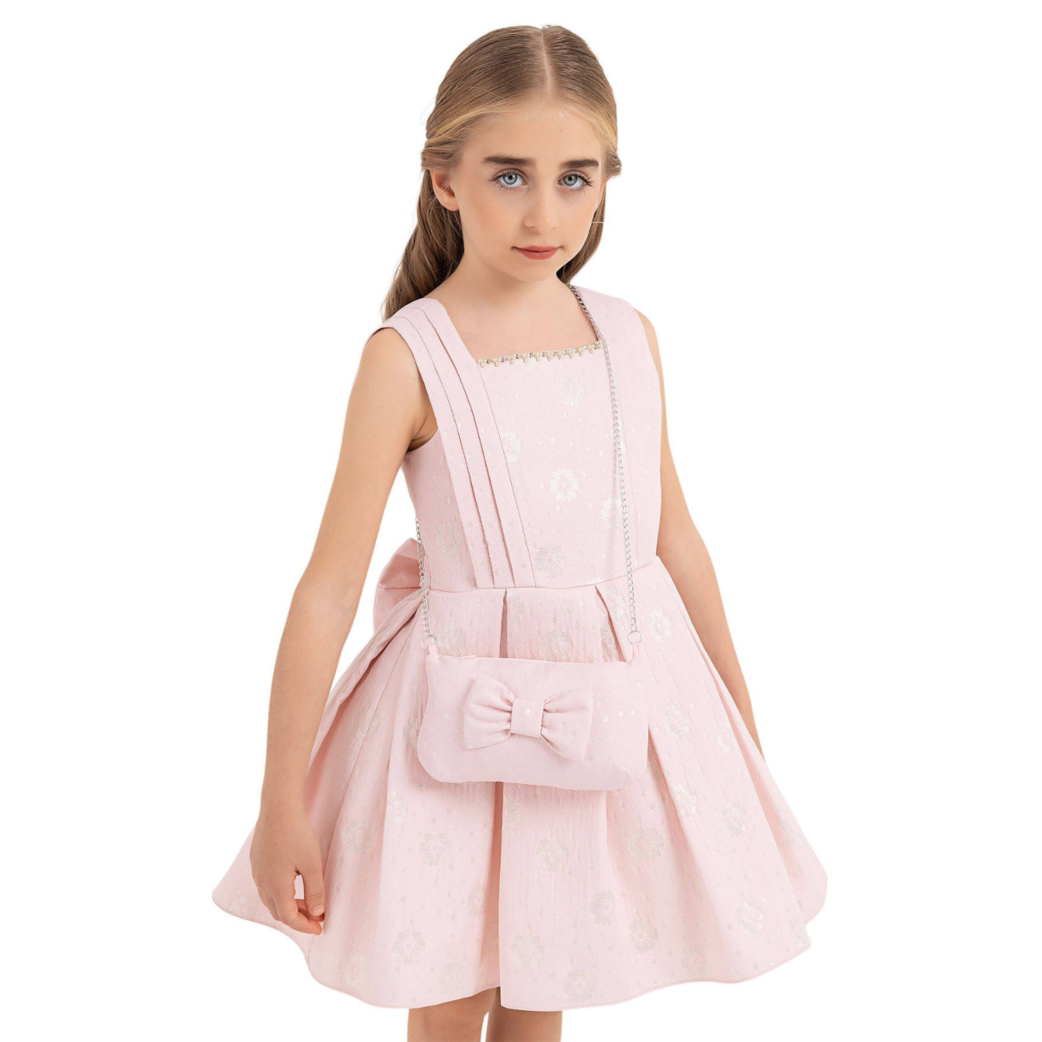 Pink Stardust Girls Formal Dress - Velora Luxury Fashion