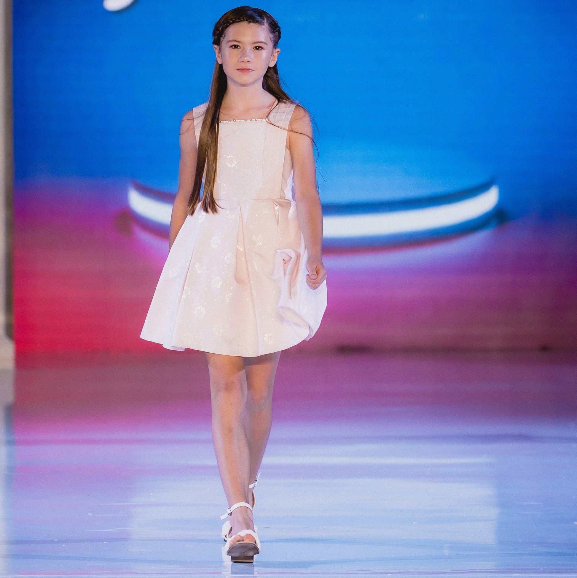 Pink Stardust Girls Formal Dress - Velora Luxury Fashion