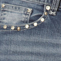 Platinum Plush Women's Rhinestone Skull & Bones Bootcut Jeans - Velora Luxury Fashion