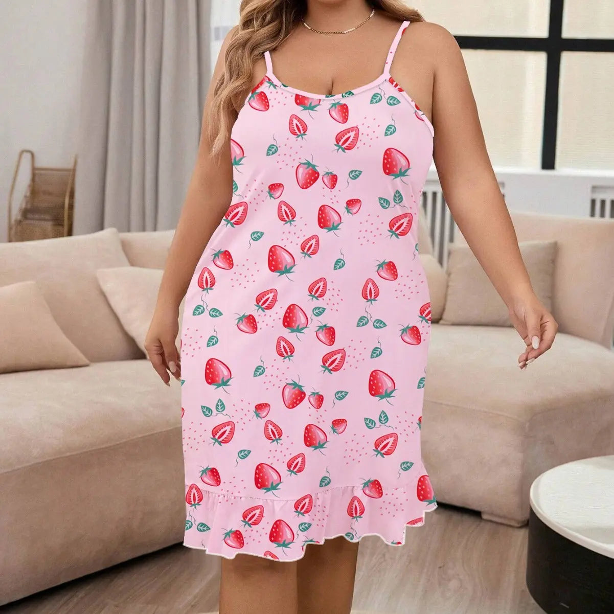 Plus Size Pajamas For Women Round Neck Thin EX-STOCK Canada