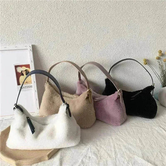 Plush Mini All-match Single-shoulder Messenger Bag