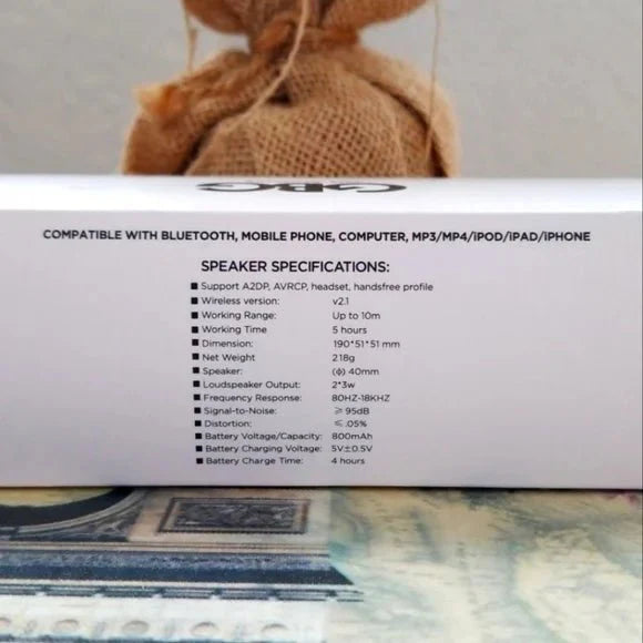 Portable Active Wireless Speaker - Velora Luxury Fashion