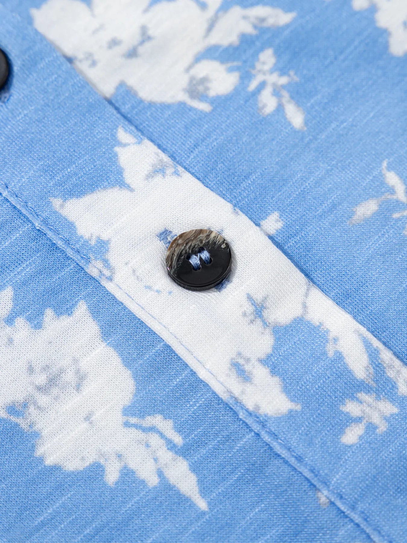 Printed Button-Front Wide Leg Jumpsuit - Velora Luxury Fashion