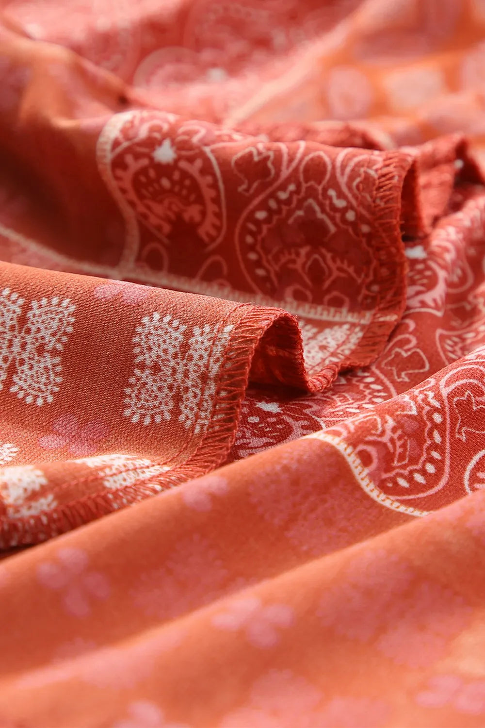 Printed Drawstring Midi Skirt - Velora Luxury Fashion