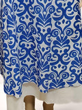 Printed Long Dress - Velora Luxury Fashion