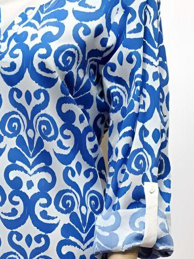 Printed Long Dress - Velora Luxury Fashion