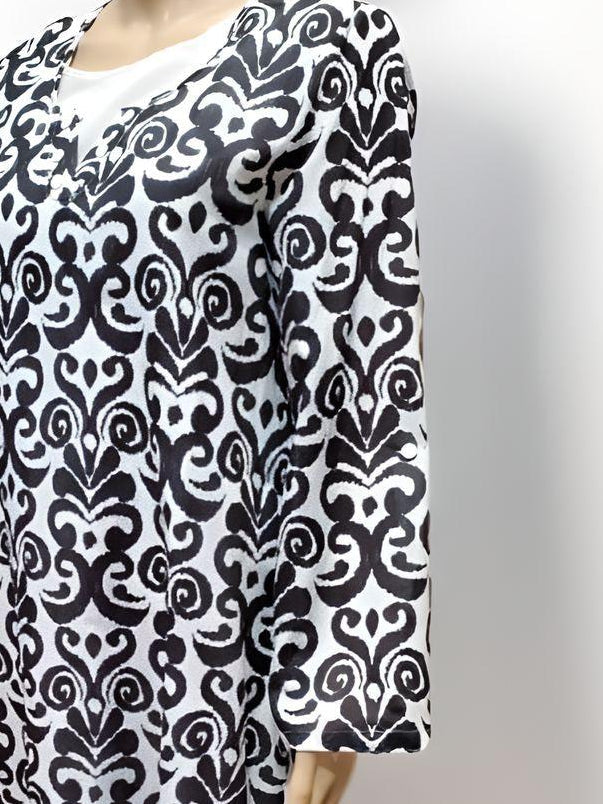 Printed Long Dress - Velora Luxury Fashion