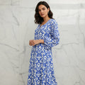 Printed Long Dress - Velora Luxury Fashion