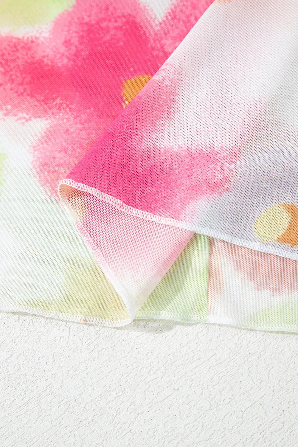 Printed Round Neck Short Sleeve Blouse - Velora Luxury Fashion