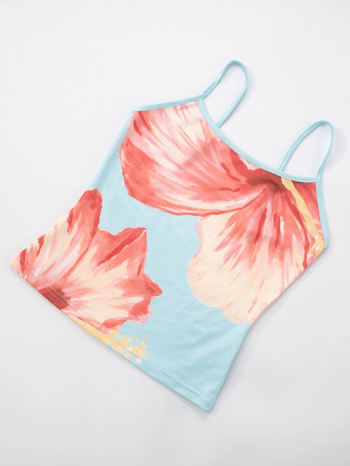 Printed Scoop Neck Cami and Skirt Set - Velora Luxury Fashion