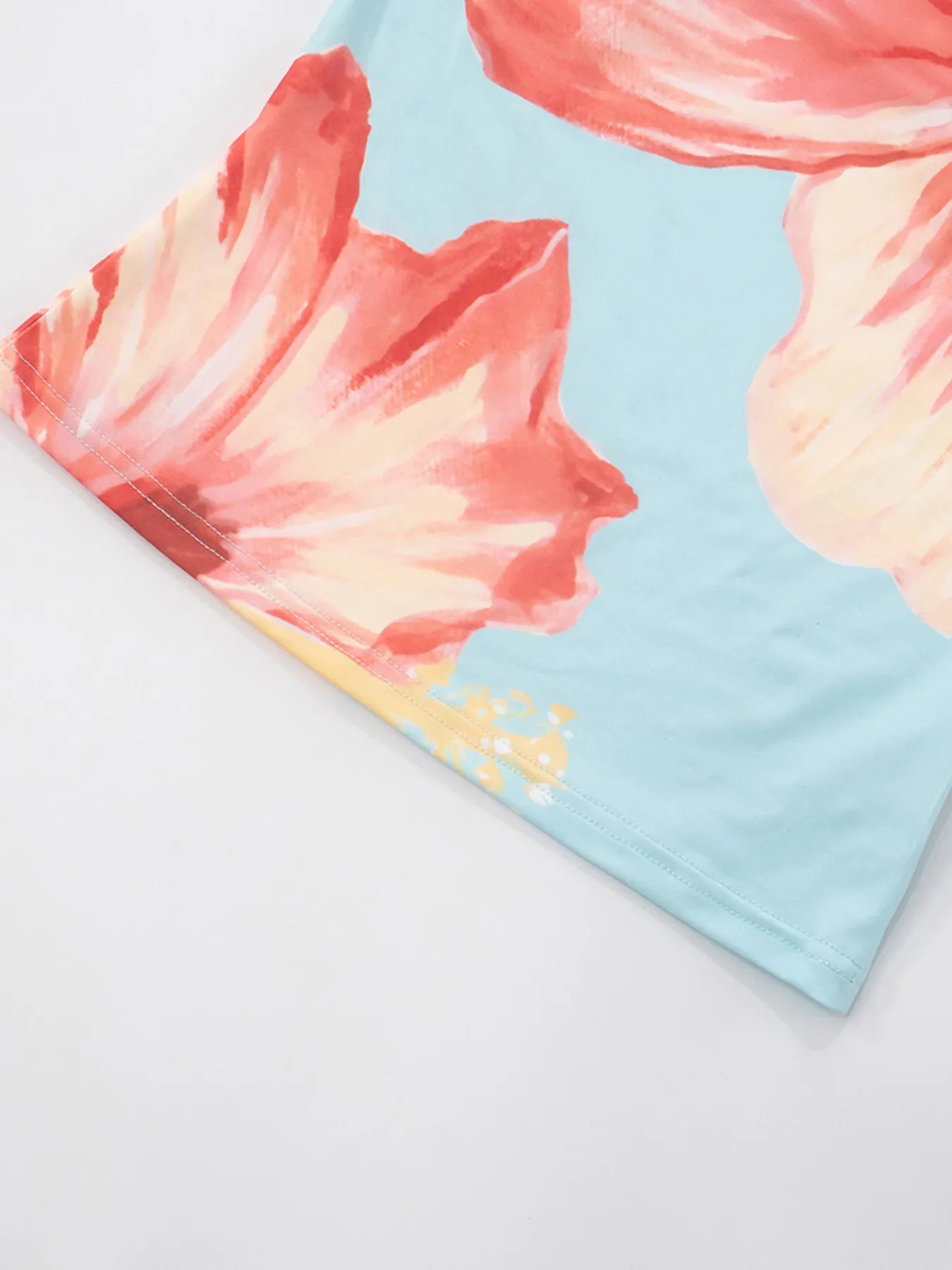 Printed Scoop Neck Cami and Skirt Set - Velora Luxury Fashion