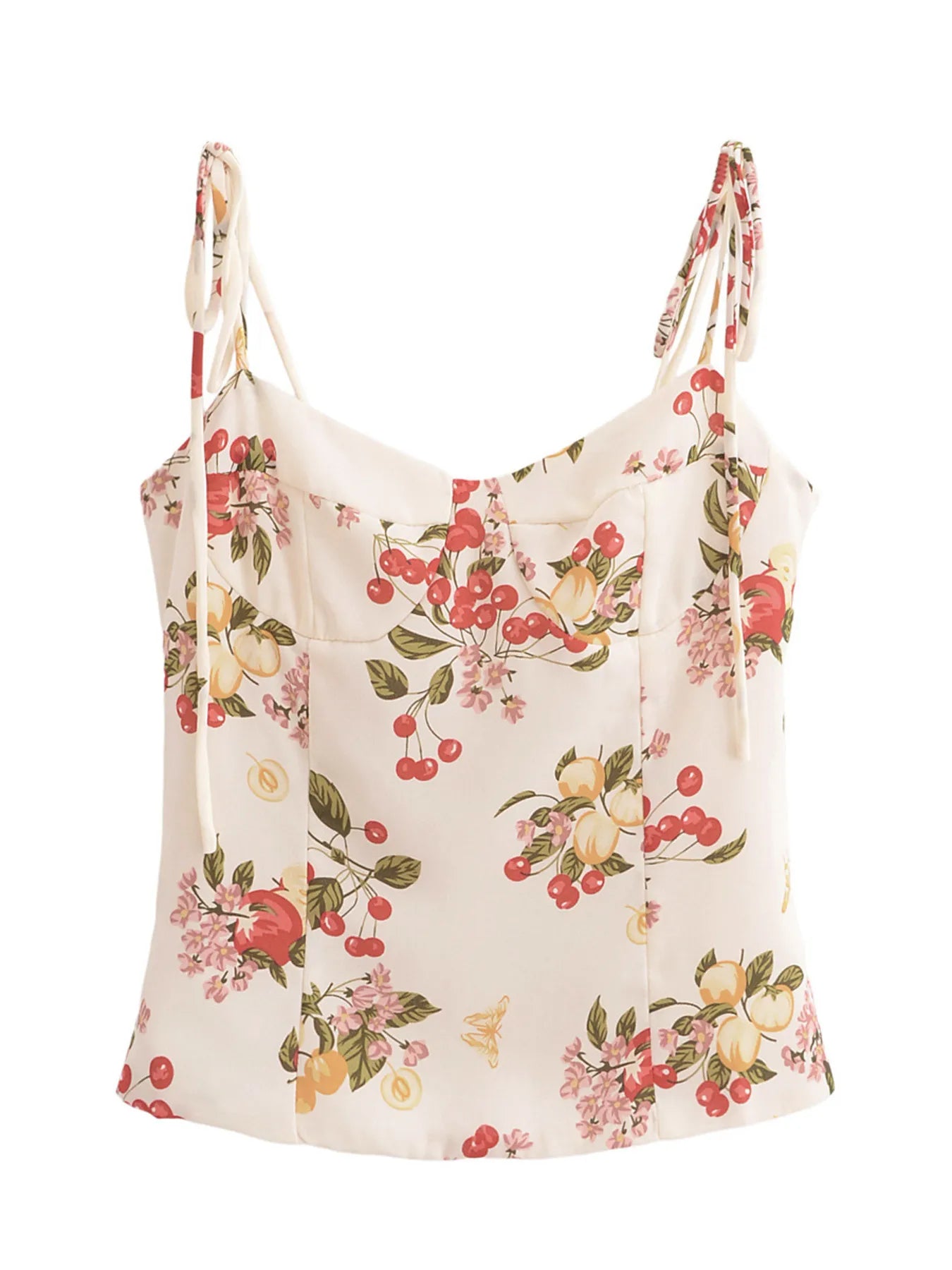 Printed Smocked Cami Top - Velora Luxury Fashion