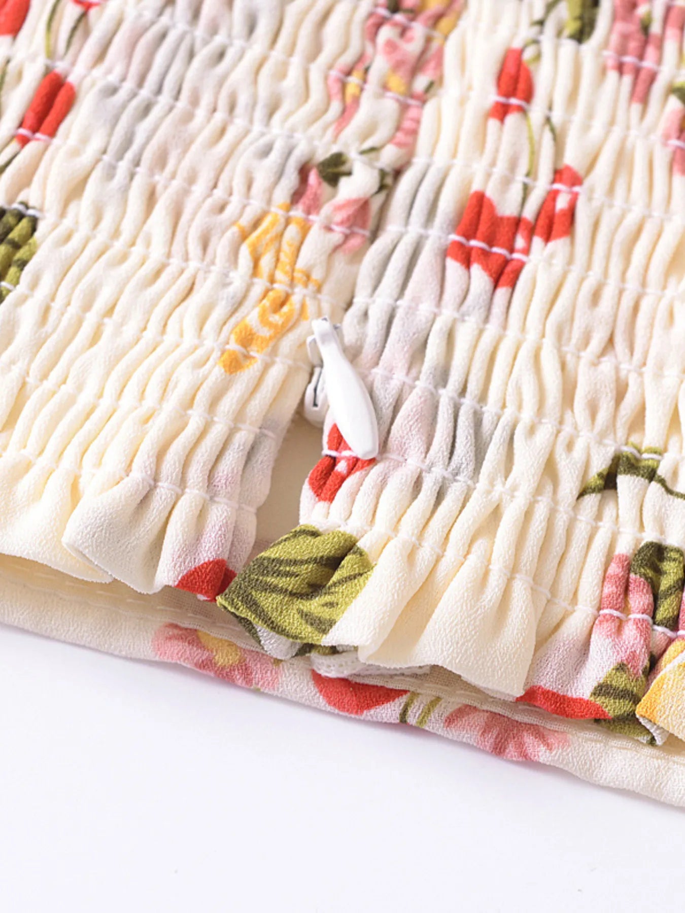 Printed Smocked Cami Top - Velora Luxury Fashion