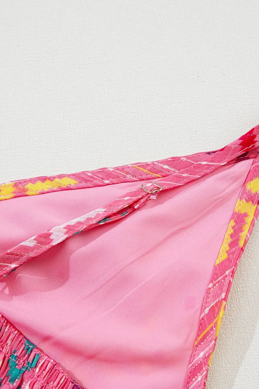 Printed Surplice Maxi Cami Dress - Velora Luxury Fashion