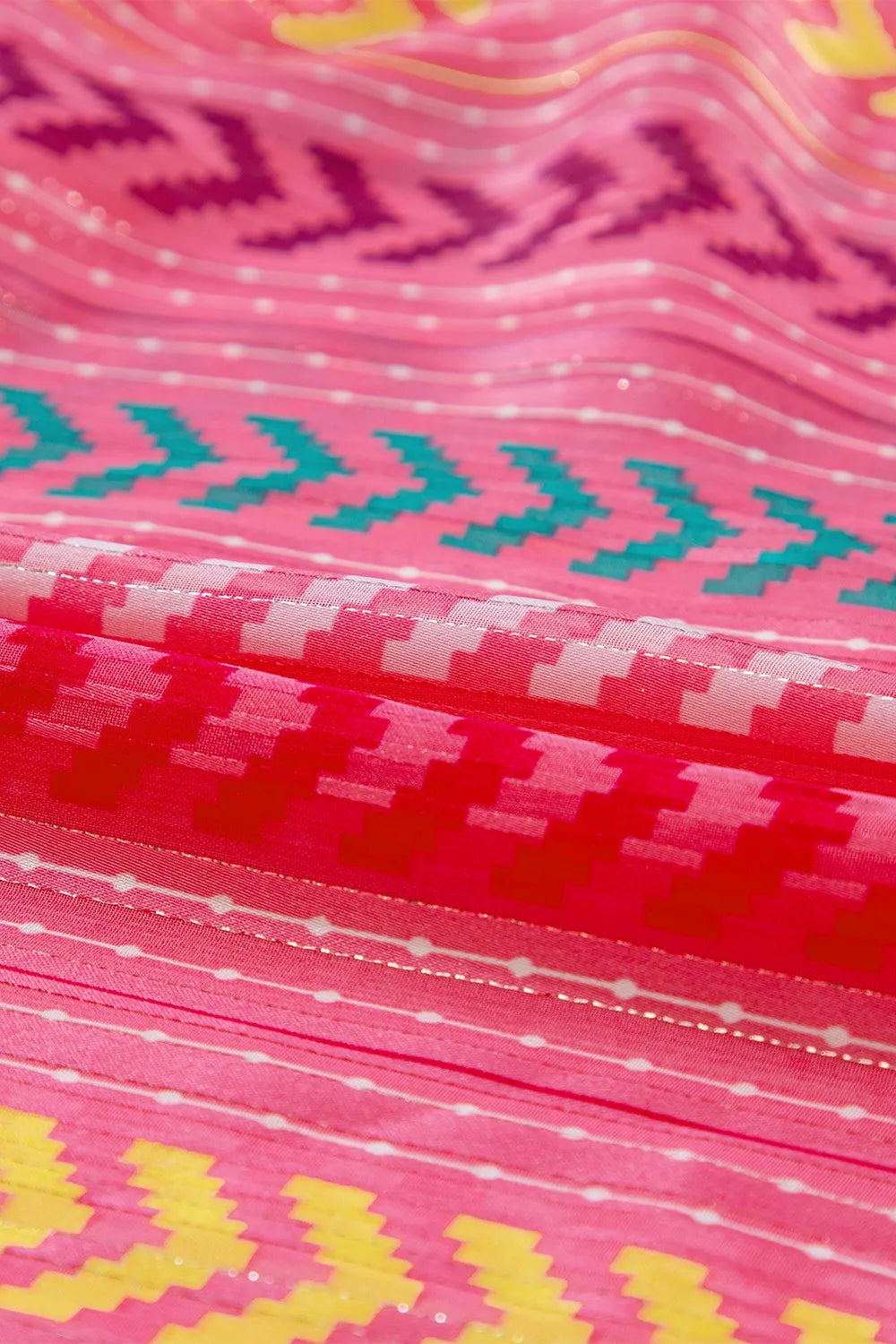 Printed Surplice Maxi Cami Dress - Velora Luxury Fashion