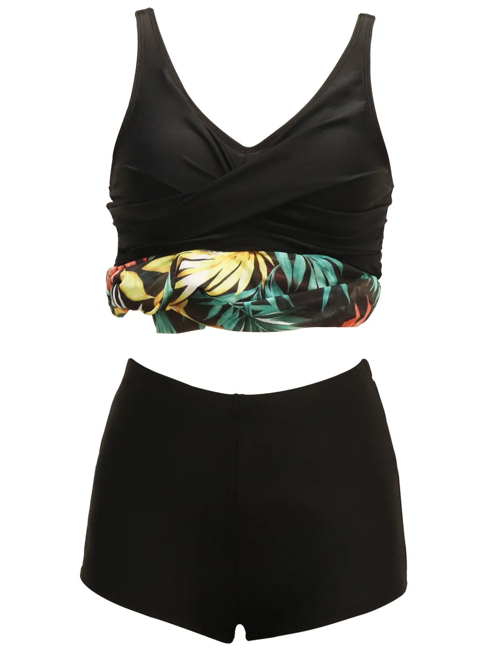 Printed Wide Strap Two-Piece Swim Set - Velora Luxury Fashion