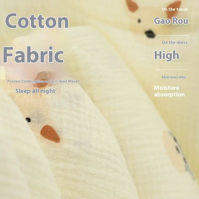 Pure Cotton Double-layer Gauze Pajamas For Women EX-STOCK Canada