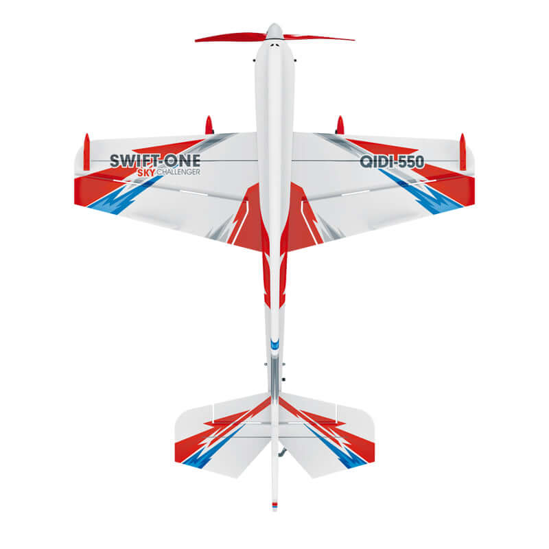 QIDI-550 3D Stunt RC Airplane with Brushless Motor, 6CH, One-Key Hover - Velora Luxury Fashion