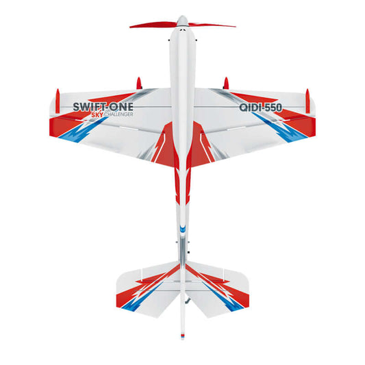 QIDI-550 3D Stunt RC Airplane with Brushless Motor, 6CH, One-Key Hover - Velora Luxury Fashion