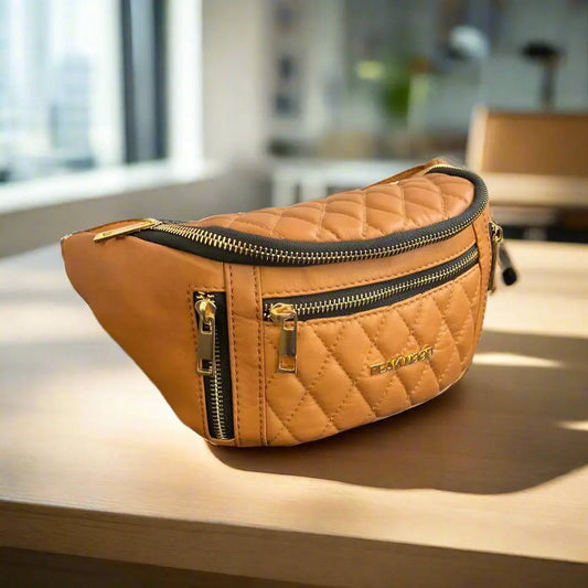 Quilted Sheep Leather Waist Bag Boutique of Leathers/Open Road