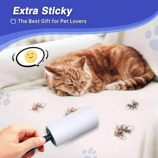RAINBEAN Pet Hair Lint Roller, 540 Sheets, 6 Refills, 2 Handles - Velora