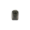 RB1008AQ | Tracollina Donna Doppia Lampo in Vera Pelle Made in Italy. Tracolla removibile. Attacchi con moschettoni in metallo Oro Lucido - Colore Taupe - Dimensioni: cm 20 x 15 x 9 - Velora Luxury Fashion