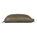 RB1015AQ | Marsupio con tracolla removibile in Vera Pelle Made in Italy. Attacchi con moschettoni in metallo Nickel Lucido - Colore Taupe - Dimensioni: 24 x 14 x 7 - Velora Luxury Fashion