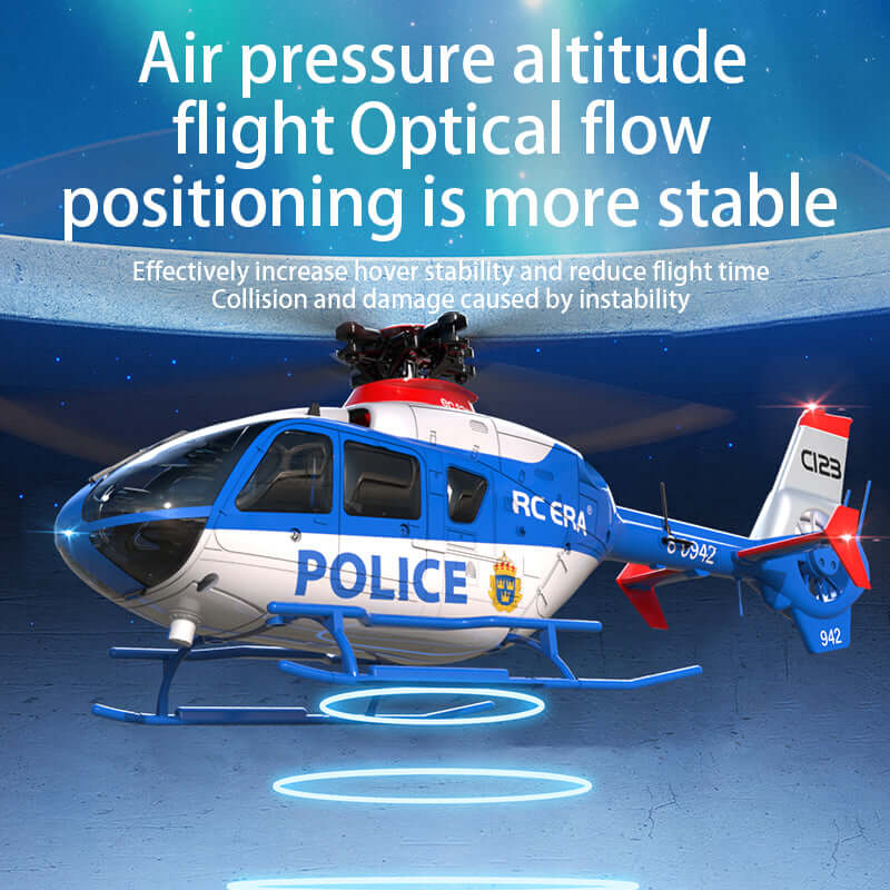 RC ERA C123 6CH Brushless RC Helicopter with Optical Flow, 3 Speed, 1-3 Batteries - Velora Luxury Fashion