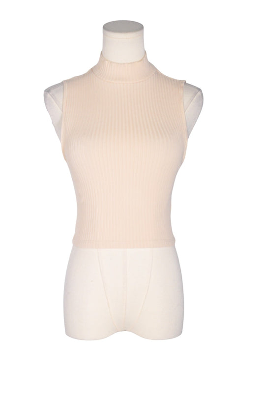 REFORMATION Women Turtleneck Tops Regular fit in Beige - S - Velora Luxury Fashion