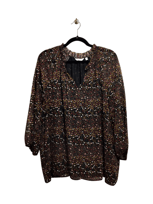 REITMANS Regular fit Blouse in Black - 2X - Velora