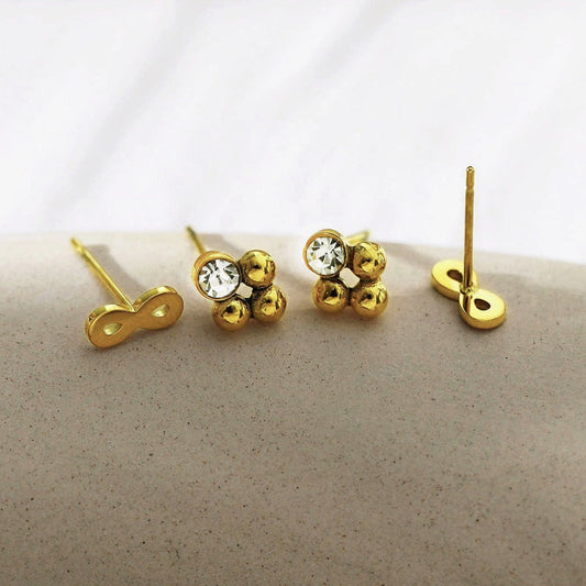 RENCE 2-Pair Stud Earrings Set - Velora