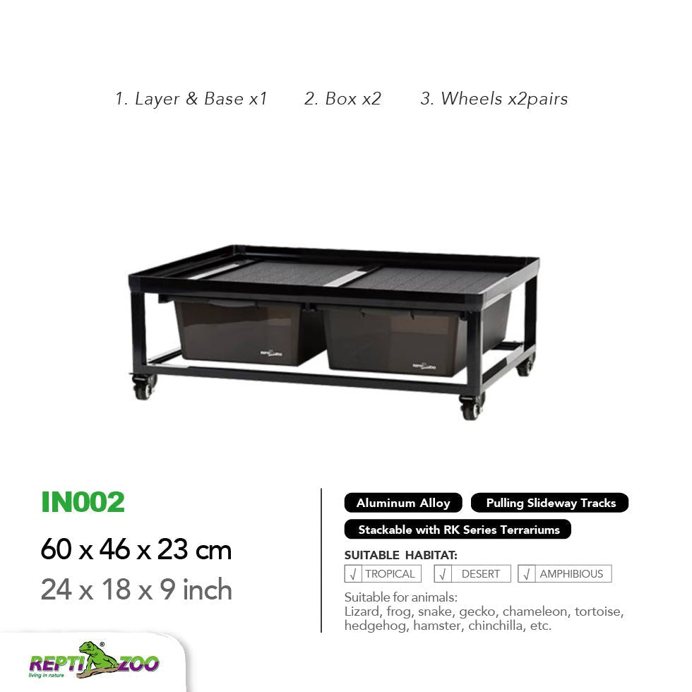 REPTIZOO Aluminum Stackable Breeding Rack (Included Heat Mats for 6 layers) - Velora Luxury Fashion
