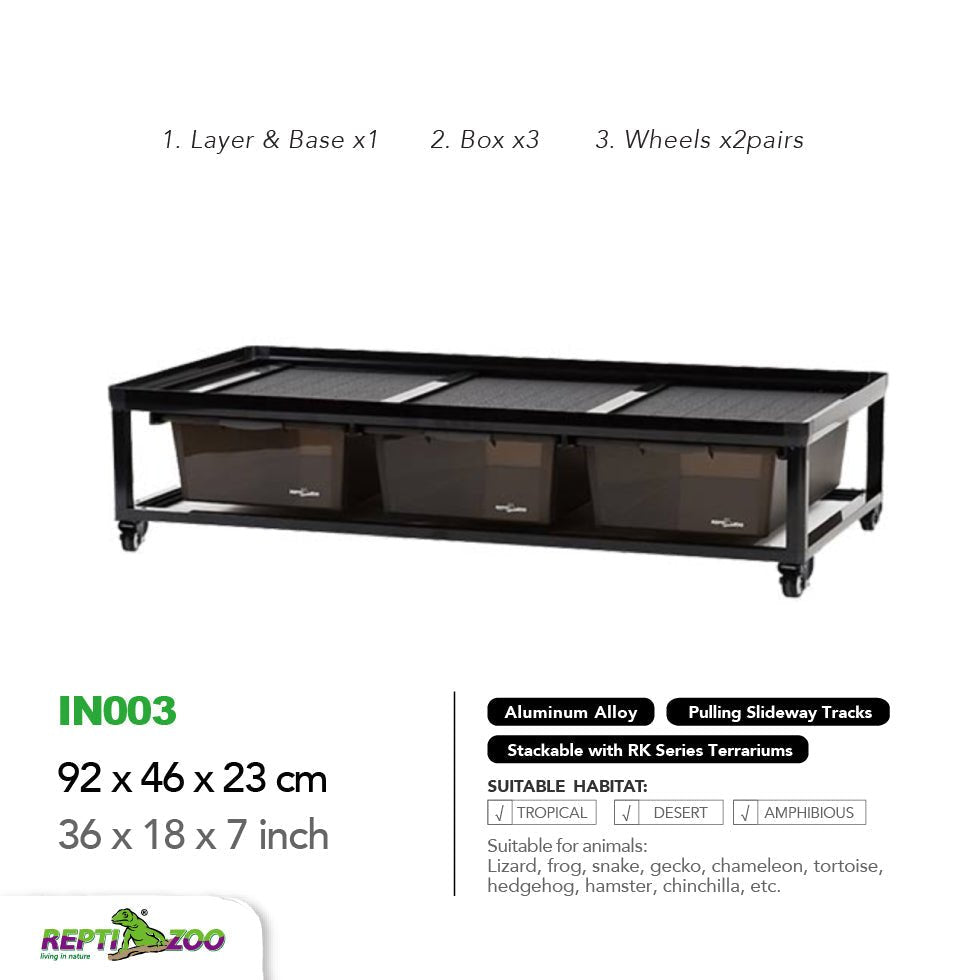 REPTIZOO Aluminum Stackable Breeding Rack (Included Heat Mats for 6 layers) - Velora Luxury Fashion