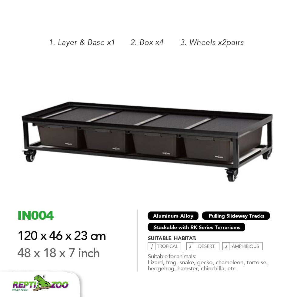 REPTIZOO Aluminum Stackable Breeding Rack (Included Heat Mats for 6 layers) - Velora Luxury Fashion